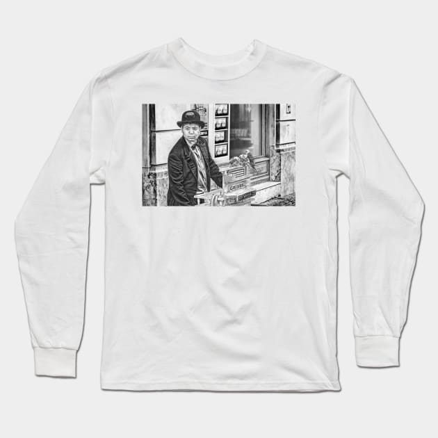 The Organ Grinder Long Sleeve T-Shirt by GrahamPrentice